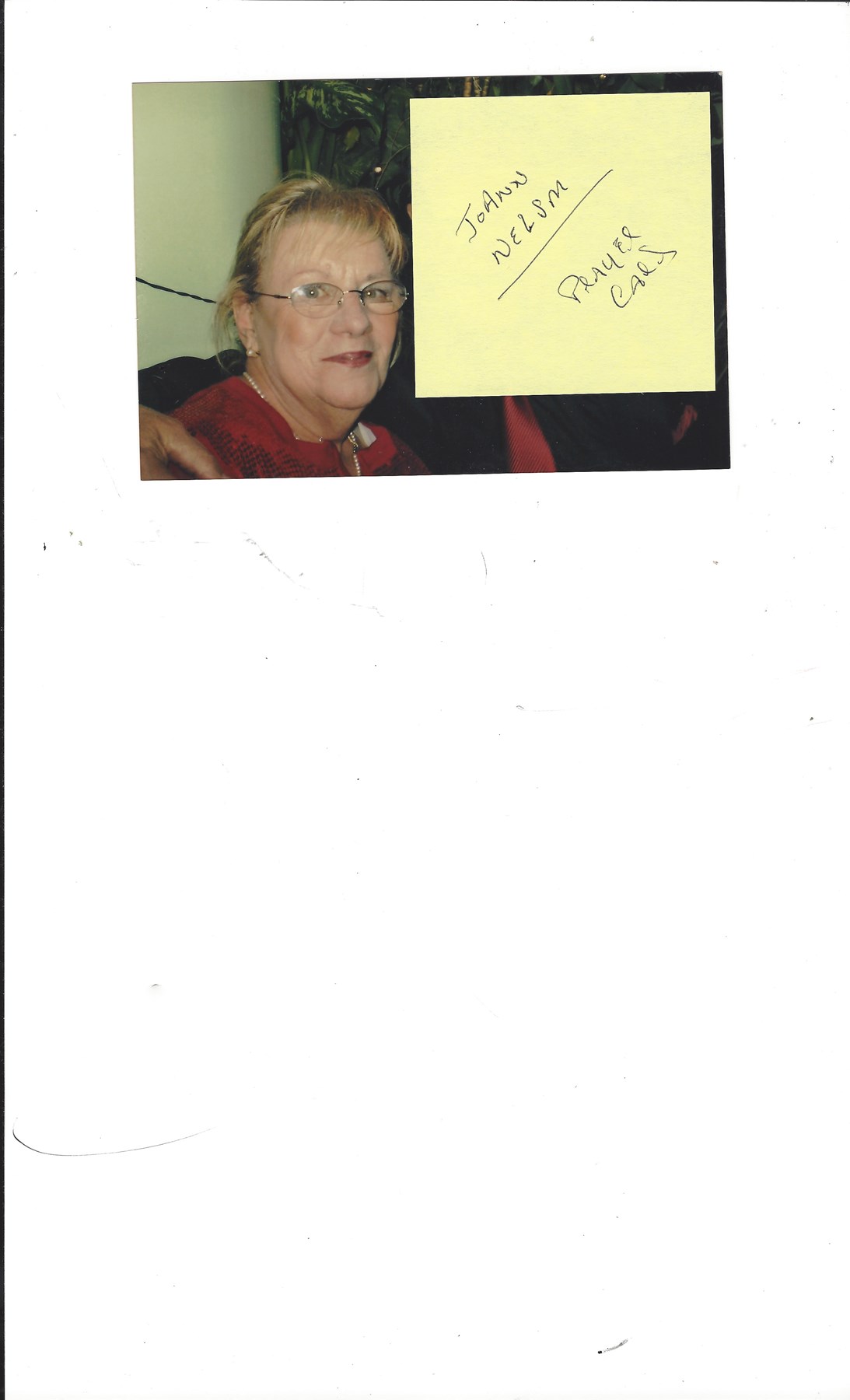 Obituary of JoAnn Nelson