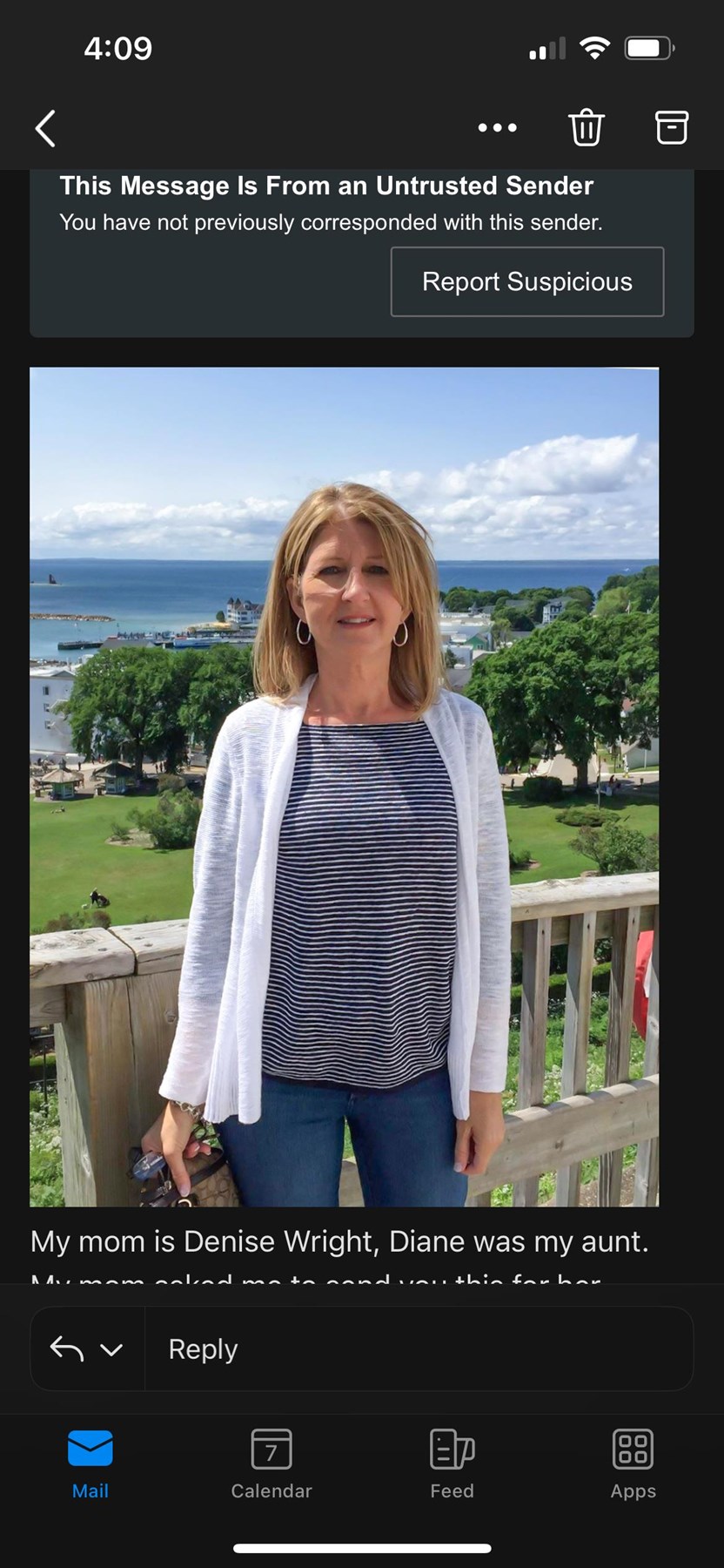 Obituary of Diane Callewaert