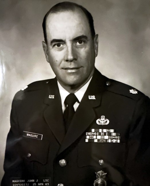 Avis de décès de John Joseph Maguire