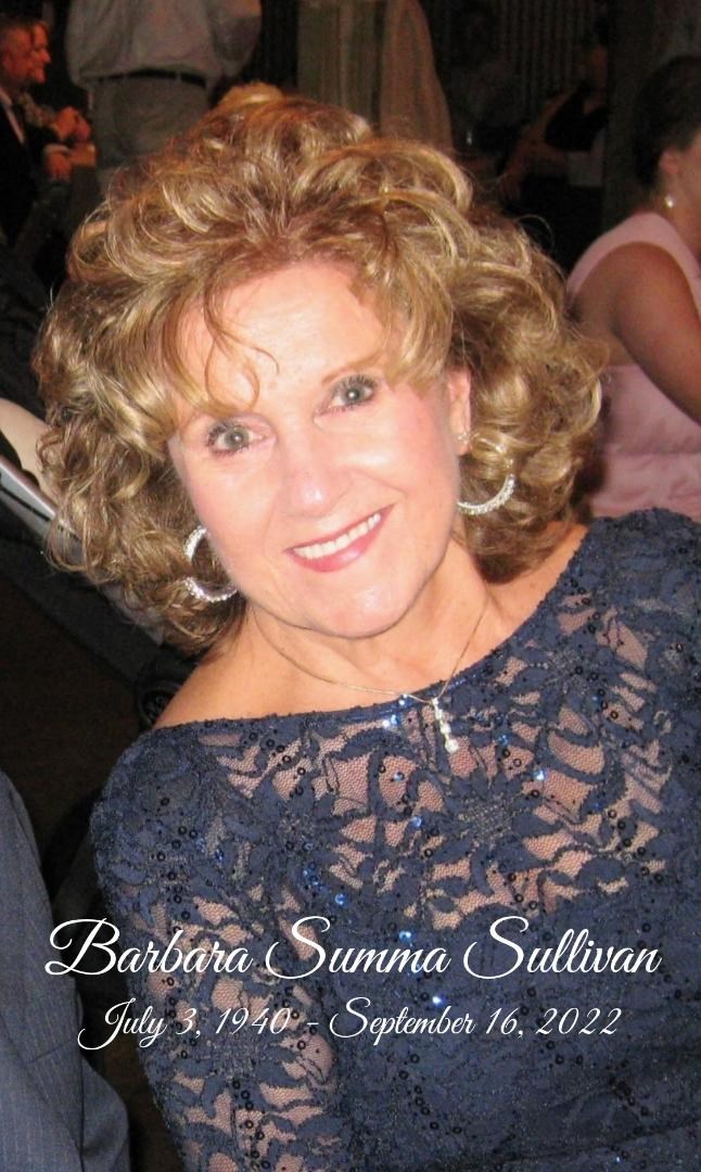Avis de décès de Barbara Sullivan