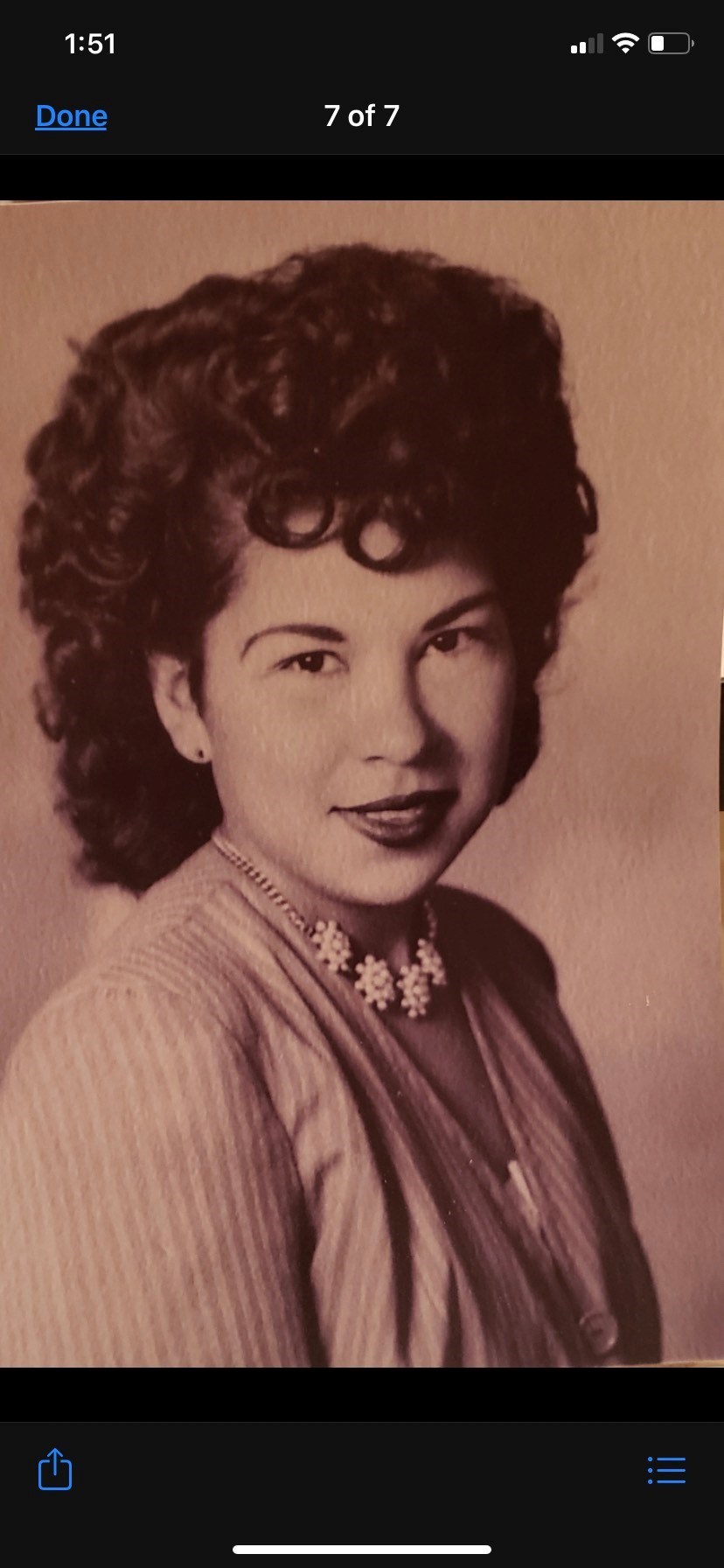 Obituary of Virginia Sanchez Gomez