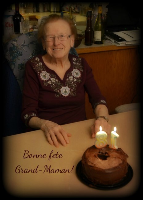 Obituary of Yvette Poirier