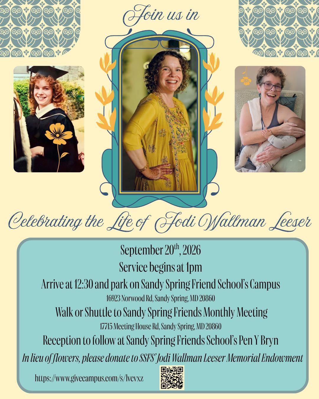 Obituary of Jodi Wallman Leeser