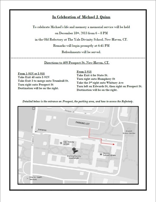 Obituary of Michael J. Quinn