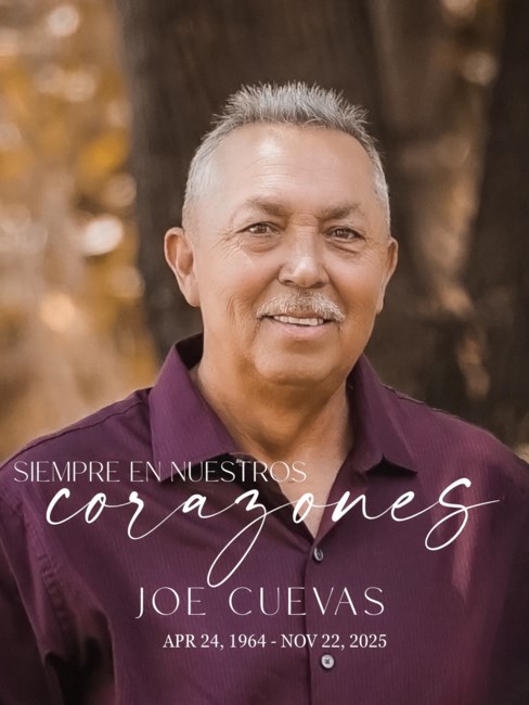 Avis de décès de Joe Cuevas