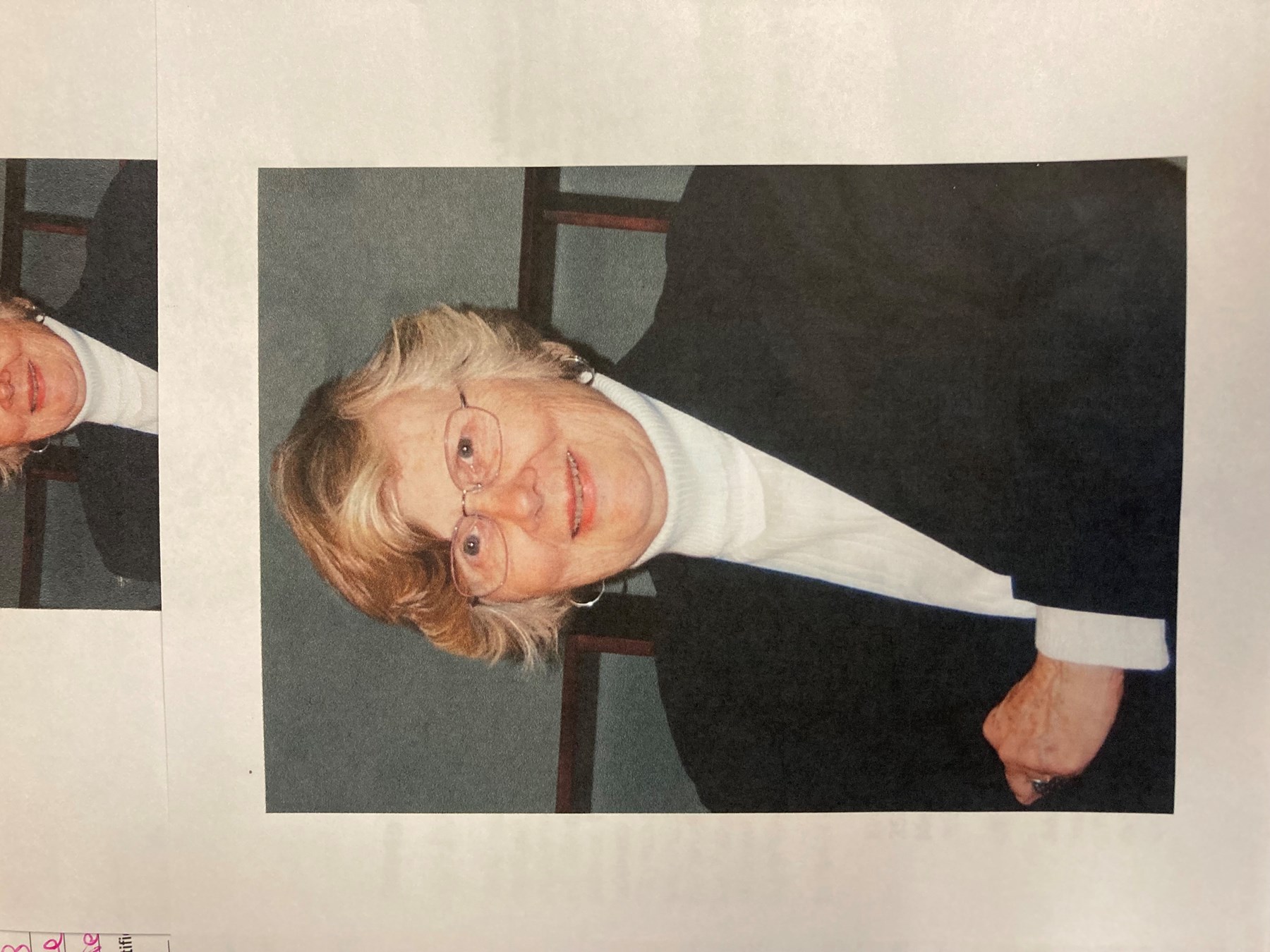 Obituary of Susan Irene Seger