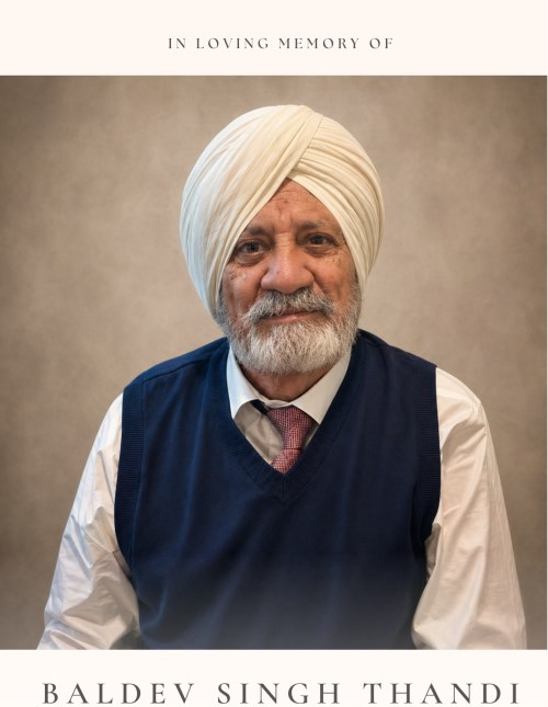 Obituary of Baldev Singh Thandi