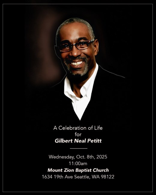 Avis de décès de Gilbert Neal Petitt