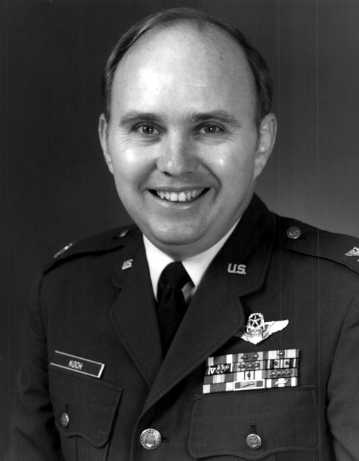 Avis de décès de Colonel William Carl Koch Jr., USAF, Retired