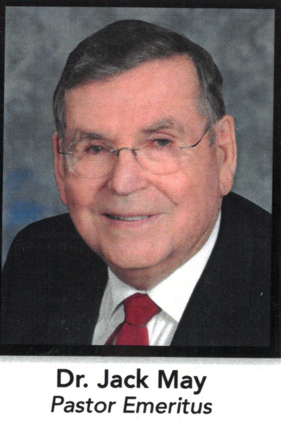 Obituary of Reverend John F. "Jack" May