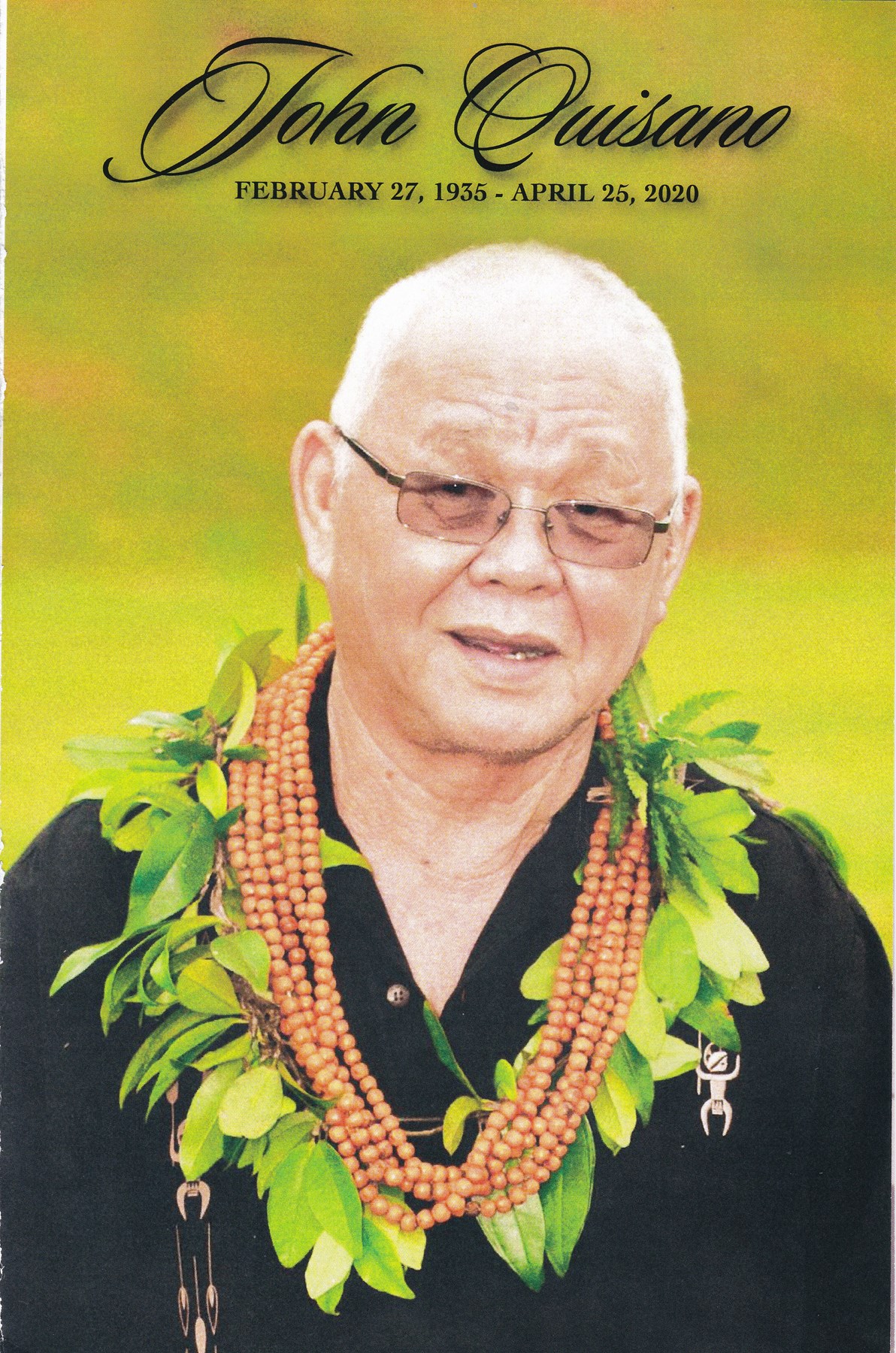 Obituary of John Quisano