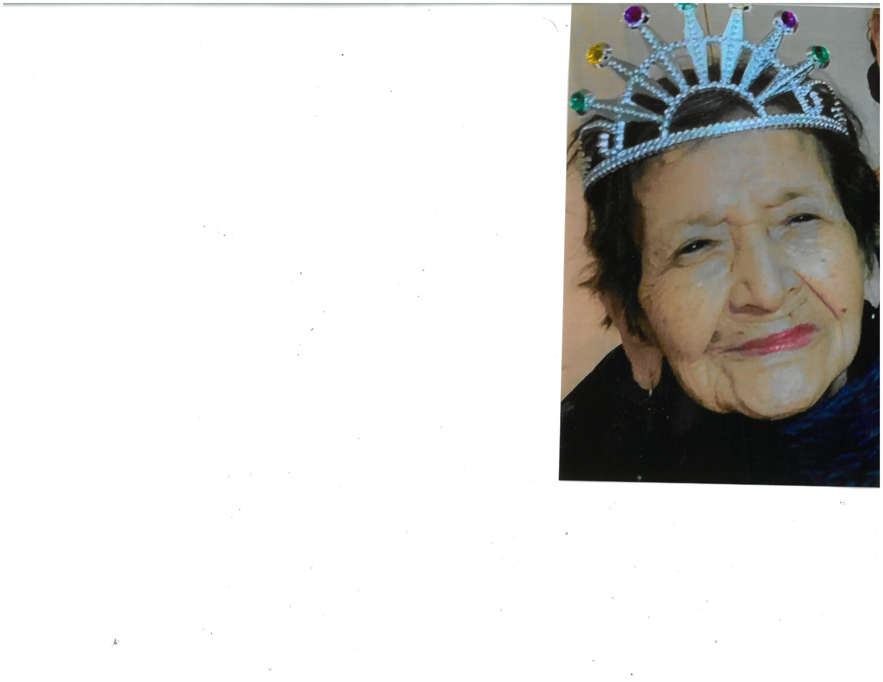 Obituary of Maria de la Cruz Terrazas