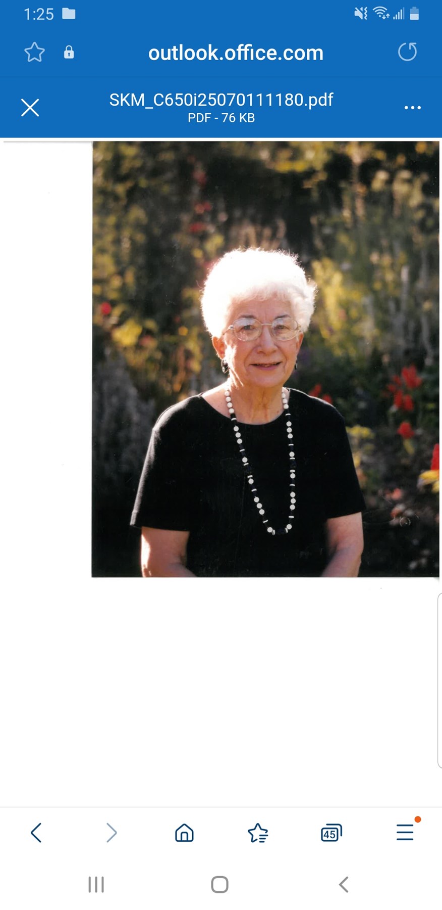 Avis de décès de Lorraine Margie Gamboni