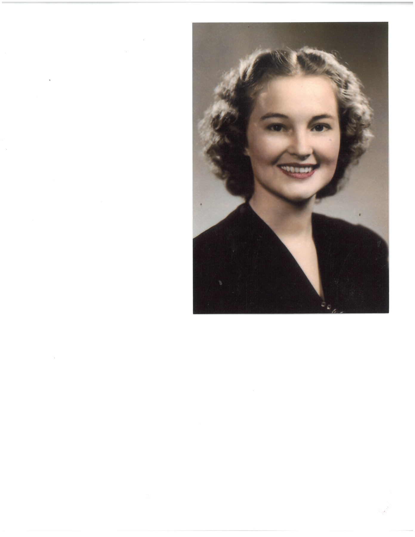 Obituary of Sara Eleanor Carpenter