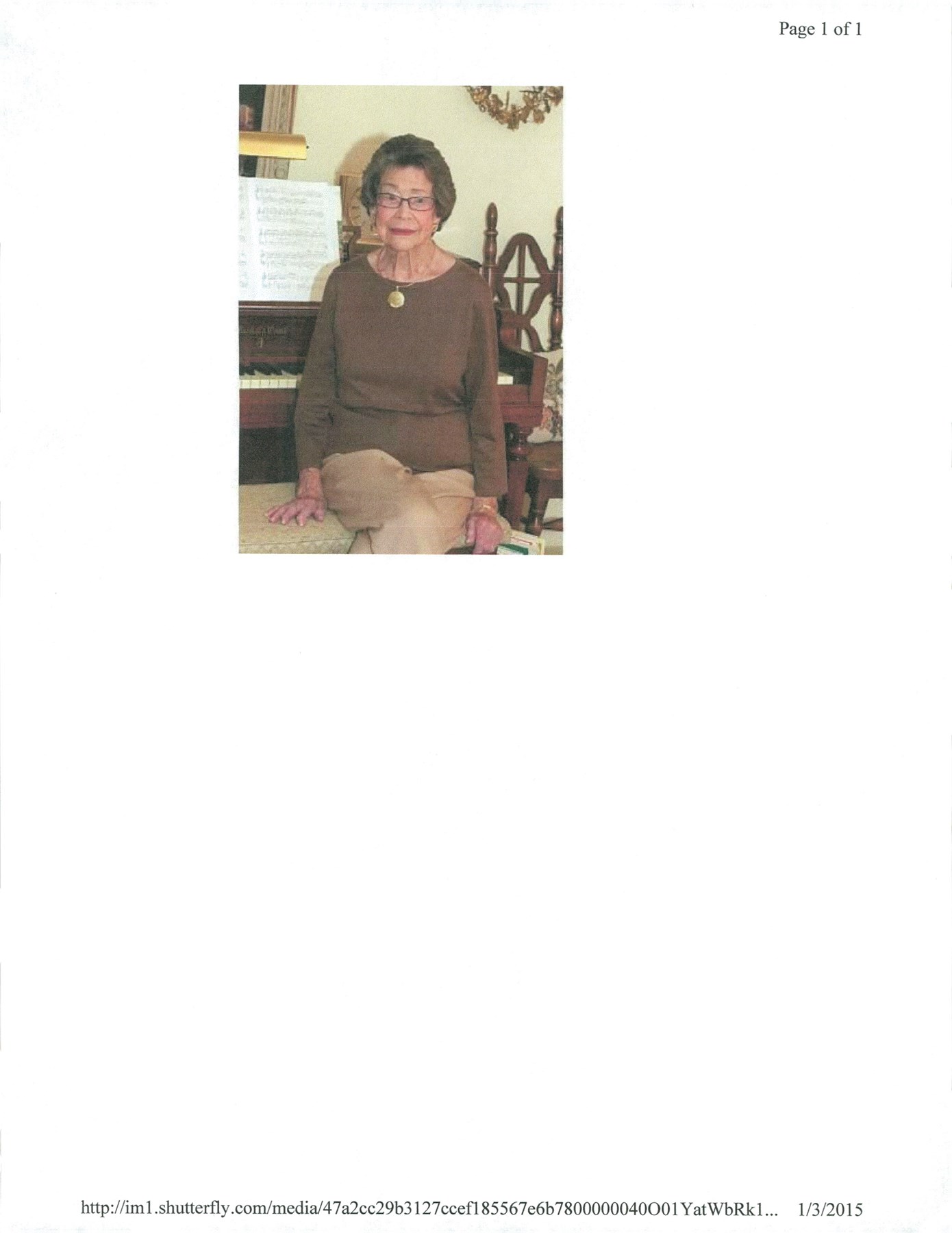 Obituary of Gretchen Lord Miller